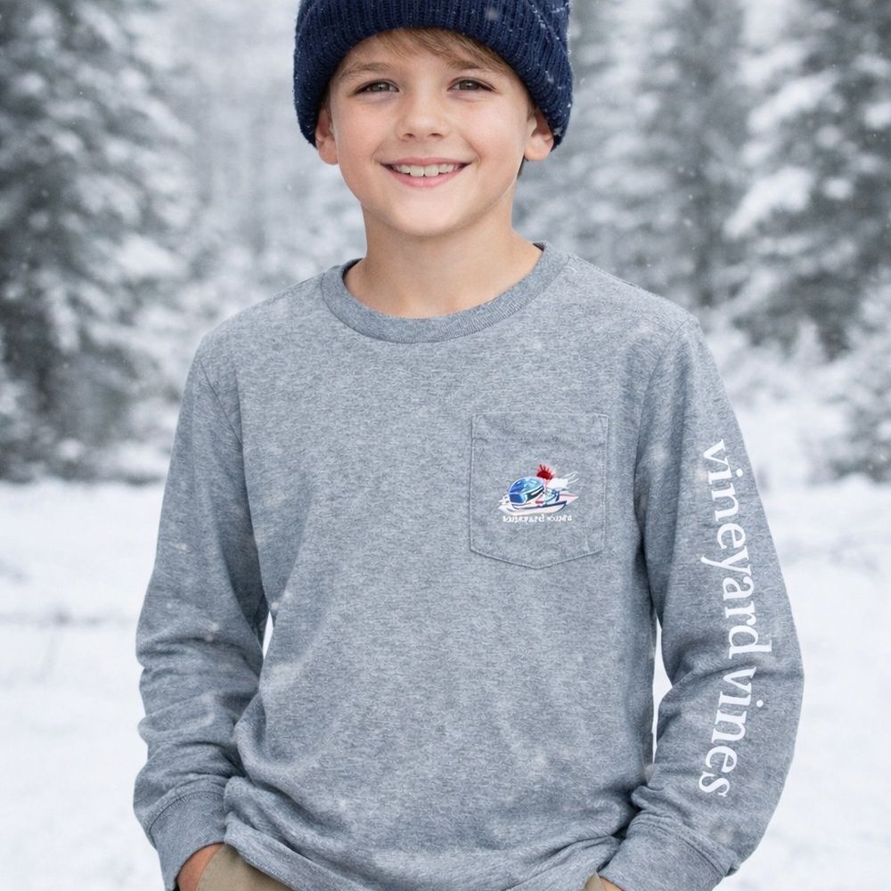 Vineyard Vines Ski Racer Long Sleeve Tee
